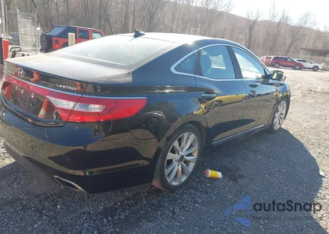 2016 Hyundai Azera Limited из США, поврежденный, VIN KMHFH4JG6GA527160